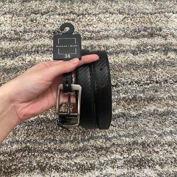 Dallas Main Other - Men Belt | Men Reversible Belt Sz 34 | Men Black Belt | Men Brown Belt NWT Sz 34
